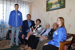 Участник ВОВ из Чернянки Василий Самуилович Боклагов отметил 98-й день рождения