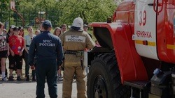 Сотрудники ГИБДД и пожарной части Чернянки провели день безопасности для шебекинских детей