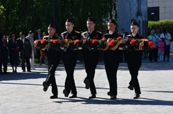Торжественный митинг прошёл в Чернянке в честь 80-й годовщины Победы в Великой Отечественной войне