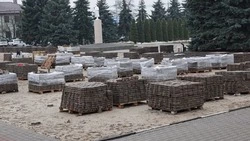 На центральной площади Чернянки стартовал второй этап благоустройства