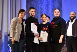 Театральное шоу представили на сцене ЦКР активисты «Движения первых» из Чернянки