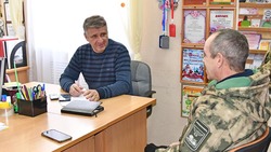 Первый заместитель главы Сергей Морозов ответил на вопросы жителей Лубяного и Волотово