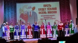 Творческие коллективы Чернянского района подарили праздничный концерт землякам серебряного возраста