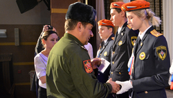90 кадетов из Чернянки дали клятву верности Отечеству и юнармейскому братству