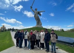 Группа белгородских журналистов посетила Волгоград накануне 9 Мая