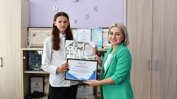 Юные исследователи Дарья Рязанцева и Константин Притулин получили награды от редакции «Приосколья»