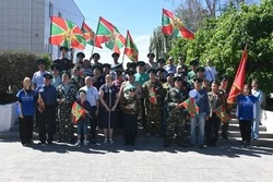 Традиционная встреча чернянских пограничников прошла в центральном сквере сегодня