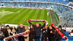 Чернянцы посетили матч в Сочи между Россией и Словенией
