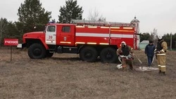 Командно-штабные учения по тушению лесного пожара прошли в Чернянском районе
