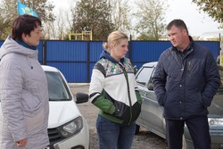 Министр строительства региона Оксана Козлитина проверила ход работ в Чернянском районе