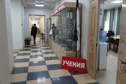 Командно-штабные учения прошли в центральной библиотеке