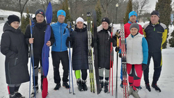 Спортсмены из Чернянки заняли шестое место на соревнованиях по лыжным гонкам в Губкине