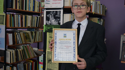 Ольшанец Илья Поздняков стал победителем регионального конкурса «Лучший читатель года»