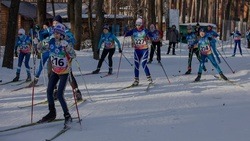 Юные чернянцы Виктория Севрюкова и Михаил Сильченко приняли участие в лыжном марафоне в Воронеже