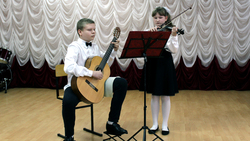 Сольный концерт обучающихся класса скрипки прошёл в Чернянке