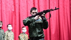 Курсанты чернянского военно-патриотического клуба «Вымпел» приняли присягу