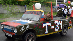 Чернянская молодёжь организовала гражданский автопробег «Мы наследники Великой Победы!»