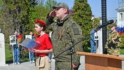 Чернянские кадеты и юнармейцы дали старт традиционному двухдневному автопробегу «Дорогами Победы»