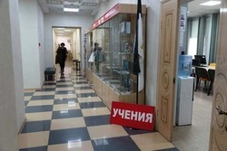 Командно-штабные учения прошли в центральной библиотеке