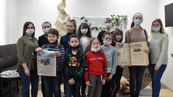 Юные чернянцы побывали на экскурсии в районной газете «Приосколье»