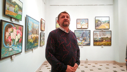 Художник из Чернянки Юрий Рязанцев презентовал свою персональную выставку в Белгороде