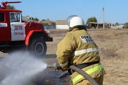 Учения по тушению ландшафтного пожара прошли в Волоконовском сельском поселении