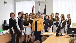 Председатель Муниципального совета Марина Чуб встретилась с учениками чернянской школы №3
