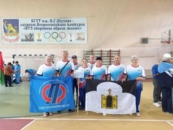 Чернянская команда достойно выступила на 11-й областной спартакиаде пенсионеров