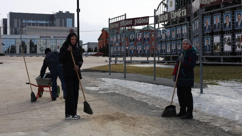 В Чернянском муниципальном округе дали старт традиционному весеннему марафону благоустройства
