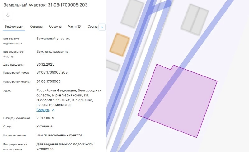 Извещение о возможности предоставления земельного участка в аренду, с кадастровым номером 31:08:1709