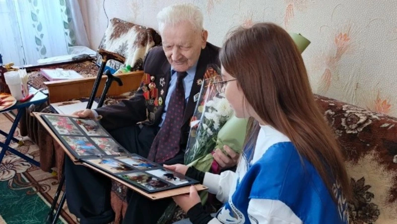 Участник Великой Отечественной войны Василий Самуилович Боклагов отметил 99-й день рождения