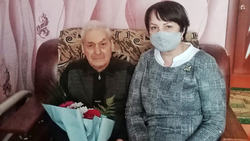Ветеран Александр Васильевич Мирошниченко из Чернянского района отметил 93-й день рождения