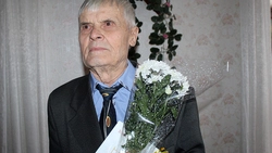 Василий Писаренко из Чернянки отметил 90-летие