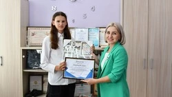 Юные исследователи Дарья Рязанцева и Константин Притулин получили награды от редакции «Приосколья»