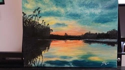 В Чернянском краеведческом музее прошла презентация выставки юной художницы Полины Скляренко