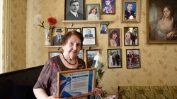 Активная читательница газеты «Приосколье» Надежда Овсянникова отметила 90-летие