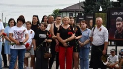 Чернянцы почтили память погибших земляков на открытии проекта «СВОи герои-2»