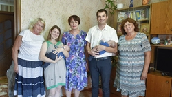 Ездоченцы Евгений и Алёна Косовы стали родителями двойняшек
