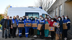 Сотрудники скорой помощи из Чернянки получили подарки от партии «Единая Россия»