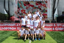 Команда муниципалитета стала бронзовым призёром второго областного парада физкультурников
