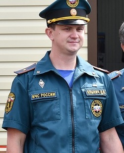 Начальник ОДН Чернянского района Дмитрий Ялынич рассказал о правилах поведения при пожаре